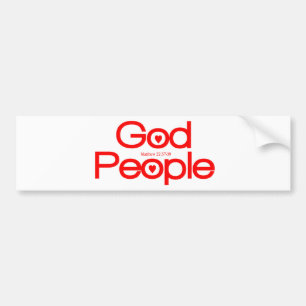 Liefde God, liefdesmensen Bumpersticker