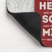 Liefde God Mousepad - Matthew 22:37 Bijbelverse Muismat (Hoek)