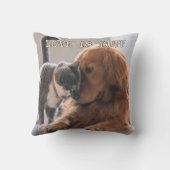 Liefde Golden Retriever Papa Hondenliefhebber Vade Kussen (Achterkant)