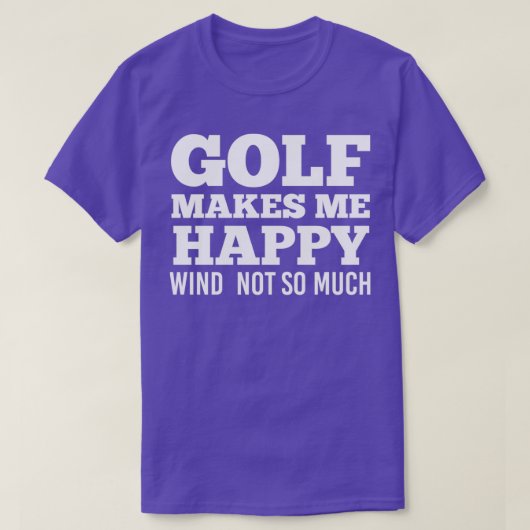 Liefde Golf Wind niet zo veel grappny T-shirt (Design voorkant)