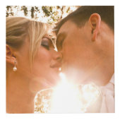 Liefde - Gouden Confetti - Trouwfoto's Kubus (Voorkant)