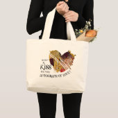 Liefde-graaf Grote Tote Bag (Voorkant (product))