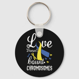 Liefde graaft geen Chromosomen neer syndroom Sleutelhanger