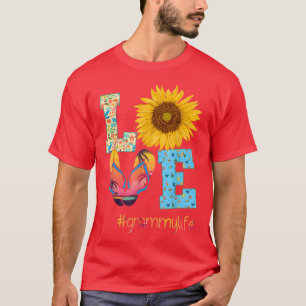 LIEFDE Grammy Leven Flip Flops Zonnebloem Zomer Mo T-shirt