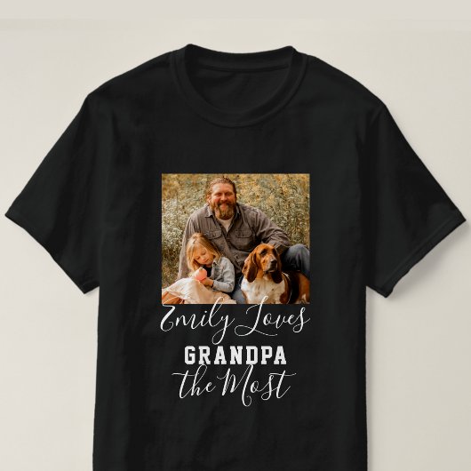 LIEFDE GRANDPA DE MEESTE Vaderdag VAN DE Douane T-shirt