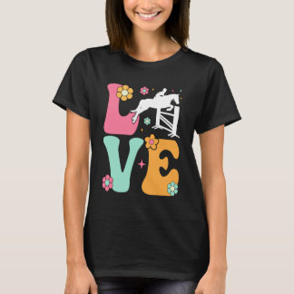 Liefde Grappig Paard Boho Paardrijden  T-shirt