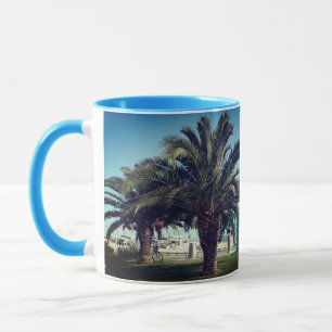 Liefde Griekenland Monogram Palmbomen Zomer Mok