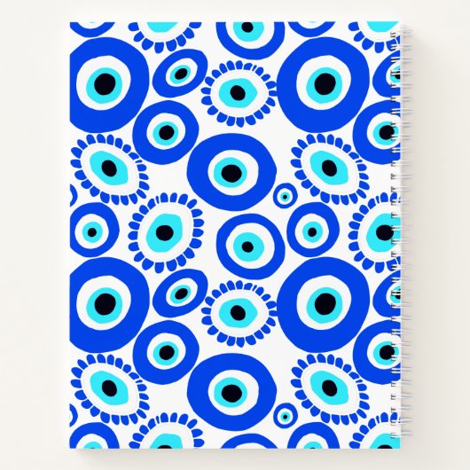 LIEFDE Grieks Oogsymbool Notitieboek (Achterkant)