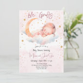 Liefde groeit, baby shower kaart (Staand voorkant)