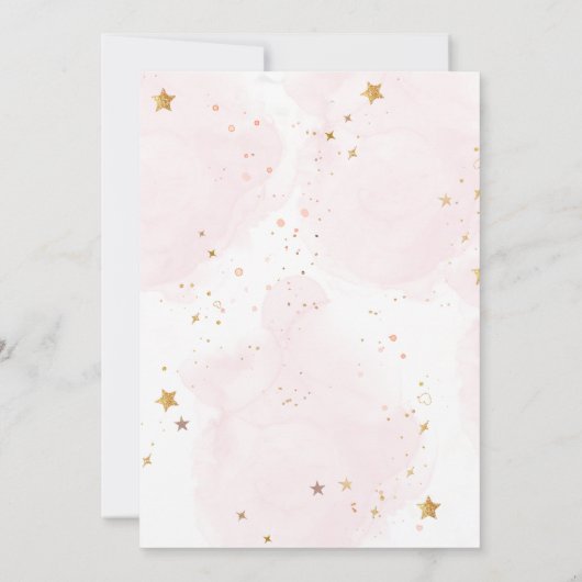 Liefde groeit, baby shower kaart (Achterkant)