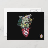 Liefde groeit briefkaart (Voorkant / Achterkant)