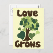 Liefde groeit briefkaart (Voorkant / Achterkant)