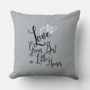 Liefde groeit het beste in de voordracht voor klei kussen