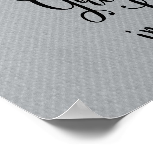 Liefde groeit het beste in kleine huizen - Poster (Hoek)