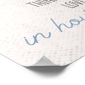 Liefde groeit het beste in kleine huizen poster (Hoek)