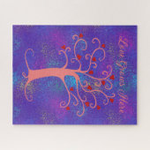 Liefde groeit hier hartboom legpuzzel (Horizontaal)