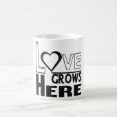 liefde groeit hier magische mok (Center)