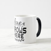 liefde groeit hier magische mok (Voorkant rechts)