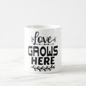 liefde groeit hier magische mok (Center)