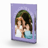 Liefde Groeit Hier Moderne Boog Sering Fotoblokken (Rechts)