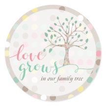 Liefde groeit in onze familiestamboom Baby Shower 