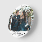 Liefde groeit met de tijd Foto Huwelijksklok Ronde Klok (Hoek)