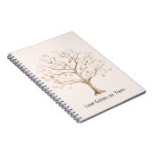 Liefde groeit op bomen harten notitieboek (Rechterzijde)