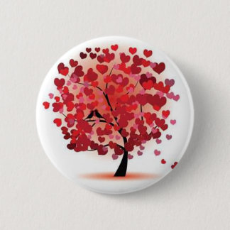 Liefde groeit ronde button 5,7 cm