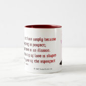 Liefde groeit - Saabat Studio Tweekleurige Koffiemok (Center)