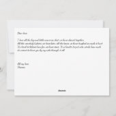 Liefde groeit: Schrijf je brief - Valentijn Kaart (Achterkant)