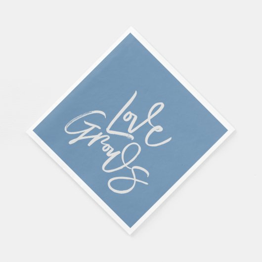 Liefde groeit servet (Hoek)