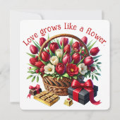Liefde Groeit - Valentijnkaart Bedankkaart (Voorkant)