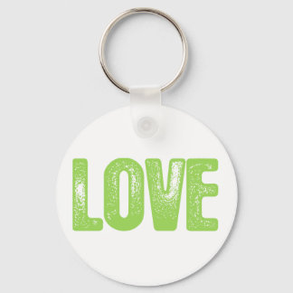 Liefde - groen sleutelhanger