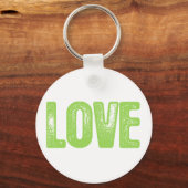 Liefde - groen sleutelhanger (Voorkant)