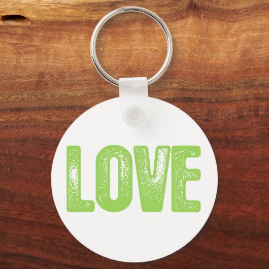 Liefde - groen sleutelhanger (Voorkant)