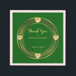Liefde Groene Bruiloften Papier Feest Evenementen Servet<br><div class="desc">Ongeacht het type bruiloft dat men wenst, zijn deze uniek ontworpen en aanpasbare producten hier om de planning van de bruiloft gemakkelijker te maken en de feesten veel leuker voor iedereen! #zazzlemade #wedding #weddingplanner #weddingideas #weddingdecor #bride #bachelorparty #bachelorette #weddingparty #weddingreception #bridalparty #weddingdress #verloving label #couple #groom #bridetobe #events #weddingday #bridesmaids...</div>