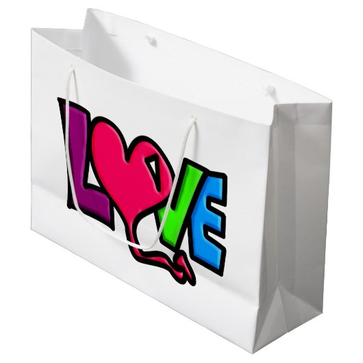 Liefde Groot Cadeauzakje (Voorkant Gekanteld)