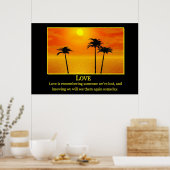 Liefde (groot) poster (Keuken)