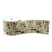Liefde Grosgrain Lint (Spoel)
