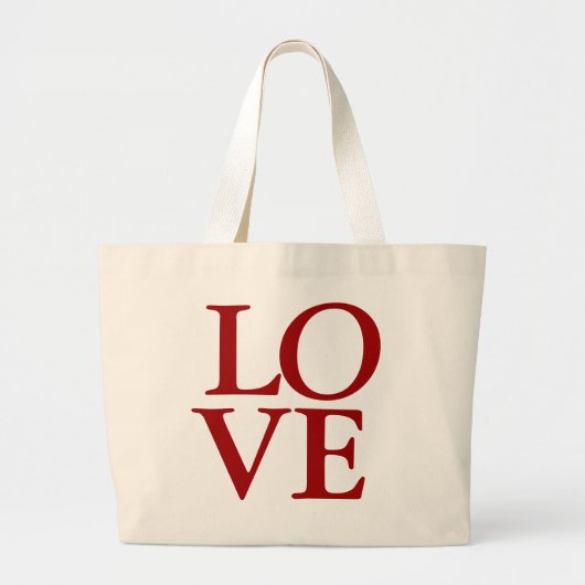 Liefde Grote Tote Bag (Voorkant)