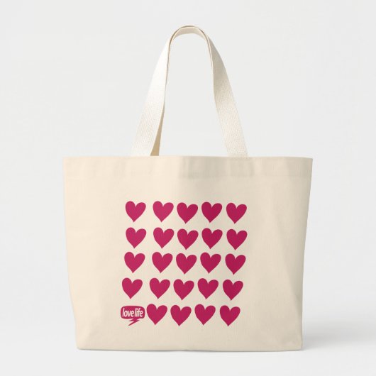 Liefde Grote Tote Bag (Voorkant)