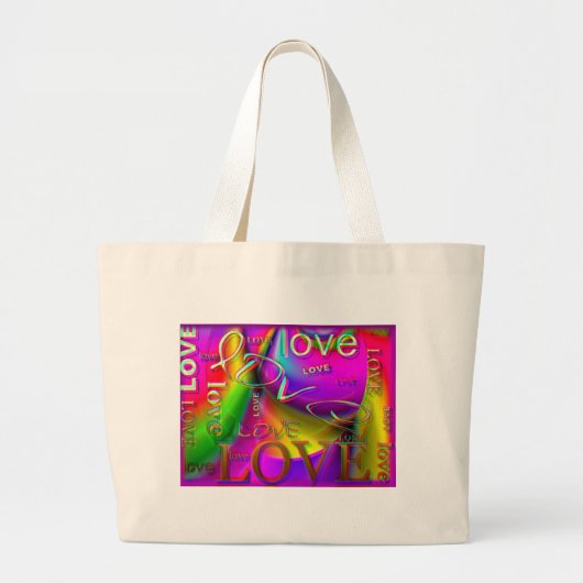 Liefde Grote Tote Bag (Voorkant)
