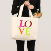 Liefde Grote Tote Bag (Voorkant (product))