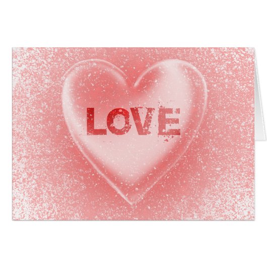 Liefde: Grunge Hart : (Voorkant Horizontaal)