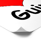Liefde Guinea kuikens Poster (Hoek)