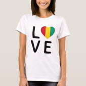 Liefde - Guinese vlag T-shirt (Voorkant)