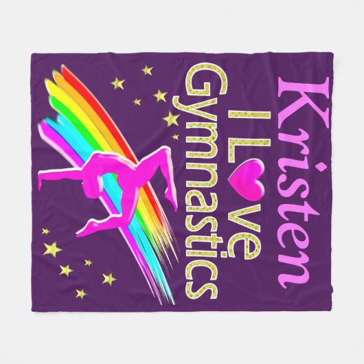  LIEFDE GYMNASTIEK GEPERSONALISEERDE DEKEN (Voorkant (Horizontaal))