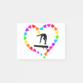 Liefde Gymnastiek Post It Notes (Voorkant)