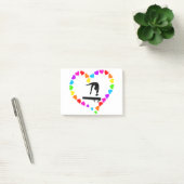 Liefde Gymnastiek Post It Notes (Kantoor)