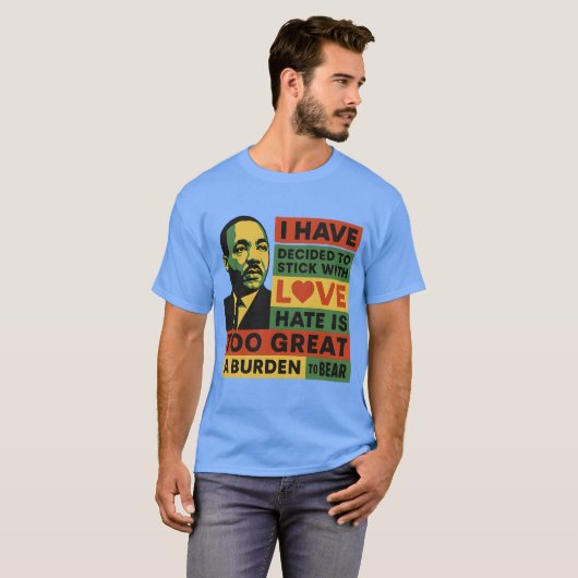 Liefde haat is te groot om te Beer T-shirt (Voorkant volledig)